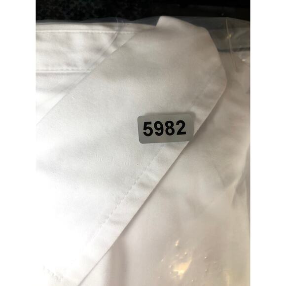 Madewell Button-Up Shirt Relaxed Fit Long Sleeve Top Eyelet White NWT Medium - Picture 9 of 9